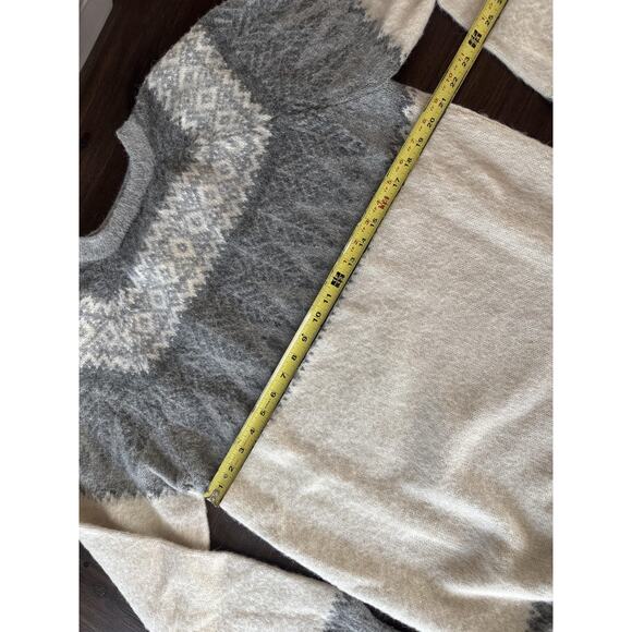 Shag Wool Nordic Sweater Adults Large Knit Pullover Vintage 90s Unisex - Picture 9 of 10